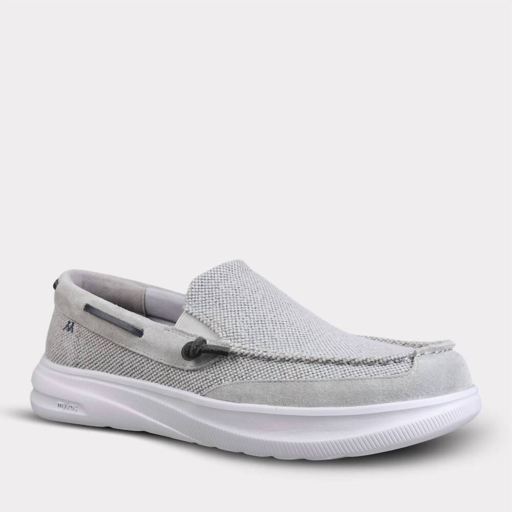 NEW MYKOS men's calvin slip-on shoe in grey